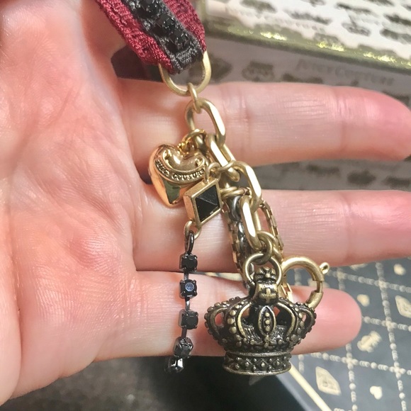 Juicy Couture vintage bracelet ribbon and charms - Picture 5 of 6